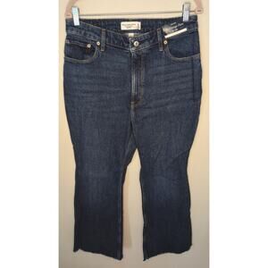 NWT Abercrombie High Rise Flare Jeans 31 Curve Love Vintage Flare